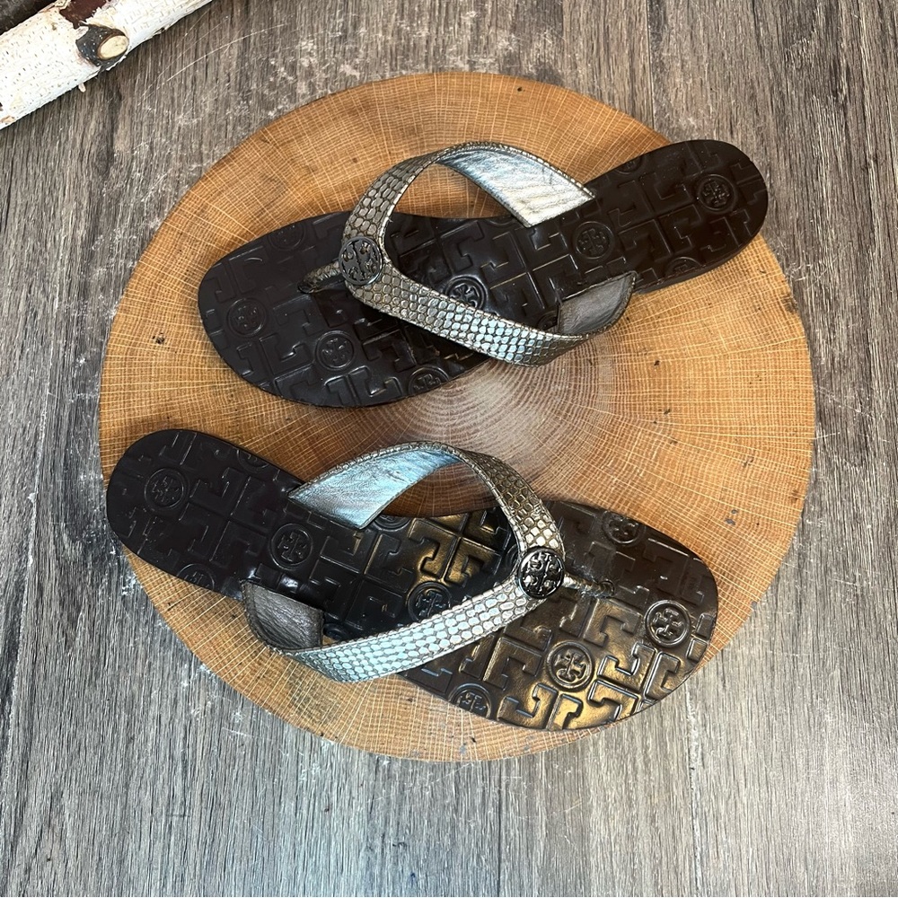 Tory Burch | Reptile Print Thora Sandals SN 50008676 Size 9